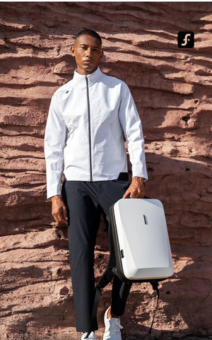 MARK RYDEN MR7612 Compact Hard Shell Travel Backpack with USB Charging Port