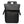 Black waterproof travel backpack with top handle and front zip pocket panel.