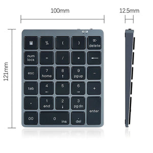 JOMAA Mini Rechargeable Bluetooth Wireless Numeric Keypad