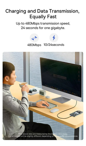 BASEUS Minimalist Series 20W USB-C to Lightning Fast Charging Cable