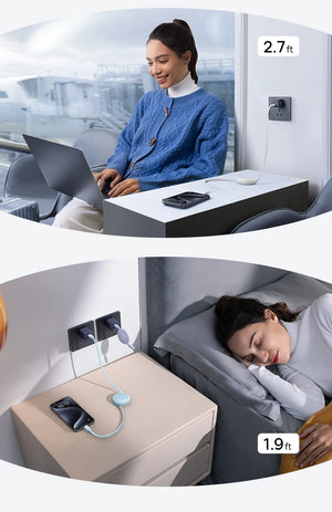 BASEUS Free2Pull 60W Retractable USB-C to USB-C Fast Charging Cable
