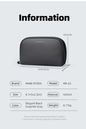 MARK RYDEN MR63 Lightweight Tech Storage Bag and Travel Organiser