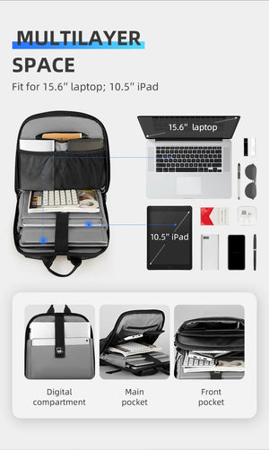 MARK RYDEN MR9813 Compact Lightweight Durable Waterproof Laptop Backpack