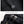 Black backpack close-up of shoulder strap adjustment buckles