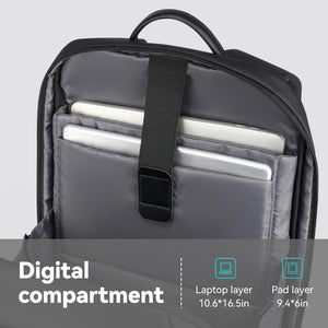 MARK RYDEN MR1113 Lightweight Waterproof Compact Backpack with USB Charging Port