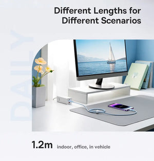 BASEUS Pudding Series 2.4A USB-A to Lightning Fast Charging Cable