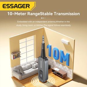 ESSAGER BT10 2in1 Aux Wireless Bluetooth Adapter