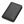 Black leather passport wallet, textured front with embossed logo, angled view