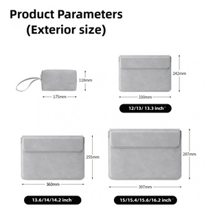 TAIKESEN Adjustable Lightweight Magnetic Laptop and Tablet Sleeve with Stand