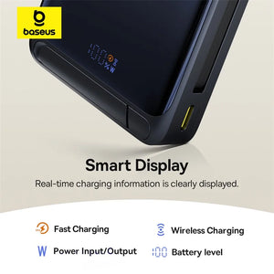 BASEUS Nomos Qi2 3in1 Magnetic Portable Power Bank