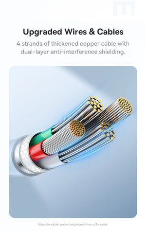 BASEUS Pudding Series 2.4A USB-A to Lightning Fast Charging Cable