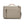 Beige minimalist laptop bag with carry handle and front zip pocket