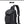 Black compact crossbody sling bag with front organizer pocket and adjustable shoulder strap.