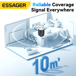 ESSAGER BT13 Bluetooth Adapter and USB Dongle