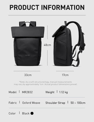 MARK RYDEN MR2832 Expandable Large Capacity Waterproof Travel Backpack
