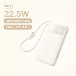 BASEUS EnerFill FC11 Digital Display Power Bank with Built-In Cable