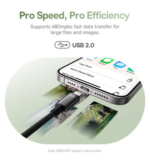 BASEUS Tungsten Gold 100W Type-C to USB-A Magnetic Coiled Charging Cable
