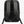 Black travel backpack back view with padded shoulder straps and adjustable chest strap