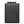 Black compact waterproof laptop backpack with top handle and front logo
