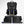 Black detachable messenger backpack back view with adjustable straps and anti-theft zip pocket