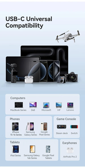 BASEUS EnerCore CR11 Power Bank with Built-In Retractable Cable