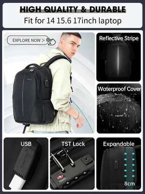 TIGERNU B3032A Large Capacity Waterproof Travel Backpack