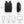 Compact TIGERNU B9013 backpack, front and side views with size proportions
