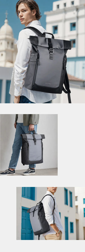 MARK RYDEN MR3807 Expandable Roll Top Waterproof Travel Backpack