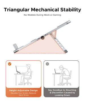 ORICO PN1 Foldable Aluminium Notebook and Laptop Stand