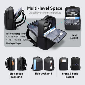 MARK RYDEN MR9418 Large Capacity Waterproof Travel Backpack