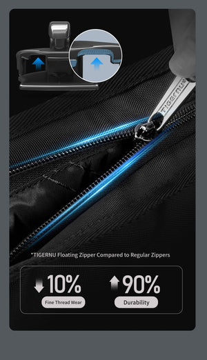 TIGERNU S81010 Large Capacity Waterproof Messenger Bag