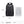 Black travel backpack with top handle, front zip pocket, and side tabs