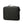 Black padded laptop sleeve with quilted wave pattern and top carry handle