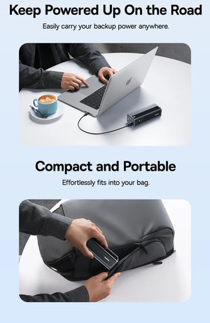 BASEUS EnerGeek GR12 Portable Power Bank with Smart Digital Display
