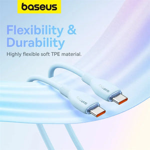 BASEUS Pudding Series 100W USB-C to USB-C Fast Charging Cable