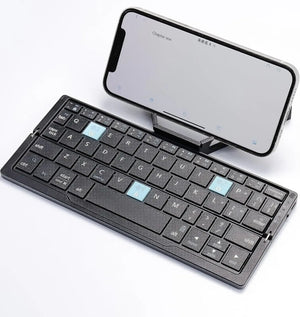 JOMAA Mini Foldable Rechargeable Bluetooth Wireless Keyboard