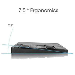 JOMAA Mini Rechargeable Wireless Numeric Keypad with Touchpad