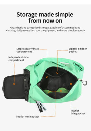 TIGERNU S8890 Large Capacity Waterproof Duffle and Sports Bag