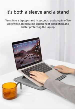 TAIKESEN Multifunctional Lightweight Magnetic Laptop and Tablet Sleeve with Stand