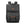 Black waterproof commuter backpack with top flap and front buckled straps