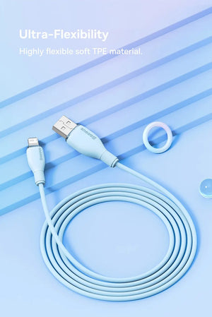 BASEUS Pudding Series 2.4A USB-A to Lightning Fast Charging Cable