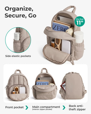 BAGSMART Compact Lightweight Waterproof Mini Travel Backpack