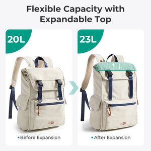 BAGSMART Expandable Large Capacity Travel Backpack