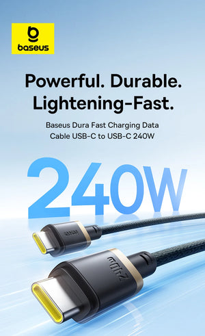 BASEUS Dura Series 240W USB-C to UBS-C Fast Charging Cable