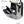 Grey travel backpack with hanging strap detail and side compartment close-up