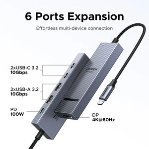 UGREEN Revodok Pro 6in1 USB-C Multiport Adapter and USB Hub