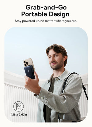BASEUS Nomos Qi2 3in1 Magnetic Portable Power Bank