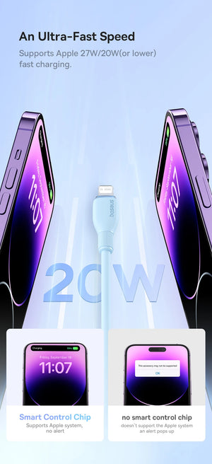 BASEUS Pudding Series 20W USB-C to Lightning Fast Charging Cable