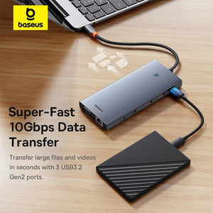 BASEUS PortalJoy Series 13in1 USB-C Multiport Adapter and USB Hub