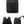 Black water-resistant travel backpack, front and side views with shoulder straps
